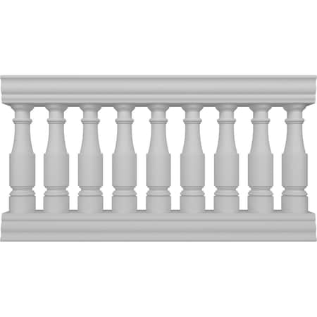 Fiberthane Hamilton Balustrade Railing Kit Style M (6 7/8 On-Center Spacing To Pass 4 Sphere Code)